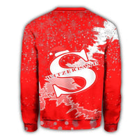 Switzerland Christmas Coat Of Arms Sweatshirt X Style RLT13 - Wonder Print Shop