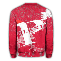 Poland Christmas Coat Of Arms Sweatshirt X Style RLT7 - Wonder Print Shop