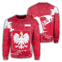 Poland Christmas Coat Of Arms Sweatshirt X Style RLT7 - Wonder Print Shop