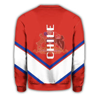 Chile Coat Of Arms Sweatshirt Lucian Style RLT7 - Wonder Print Shop