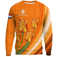 Netherlands Sweatshirt King's Day Tulip RLT7 - Wonder Print Shop