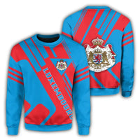 Luxembourg Coat Of Arms Sweatshirt Rockie RLT6 - Wonder Print Shop
