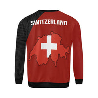 Switzerland Map Special Sweatshirt RLT13 - Wonder Print Shop