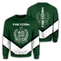 Pakistan Coat Of Arms Sweatshirt Lucian Style RLT13 - Wonder Print Shop