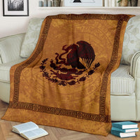 mexico-premium-blanket-maya-coat-of-arms-vintage