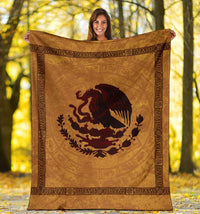mexico-premium-blanket-maya-coat-of-arms-vintage