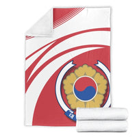 south-korea-coat-of-arms-premium-blanket-cricket