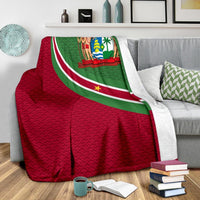 suriname-premium-blanket-suriname-coat-of-arms-and-flag-color