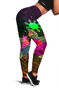 the-phillipines-womens-leggings-summer-hibiscus