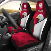 Poland Car Seat Covers White Eagle Version RLT7 - Wonder Print Shop