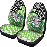 Nigeria Car Seat Covers Home The Super Eagles Set Of Two RLT8 - Wonder Print Shop