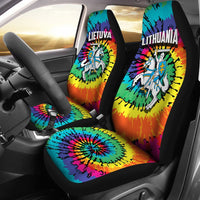 Lithuania car_seat_cover Tie Dye RLT6 - Wonder Print Shop