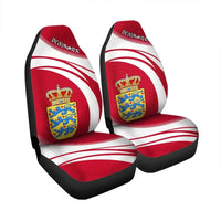 Denmark Coat Of Arms Car Seat Cover Cricket RLT13 - Wonder Print Shop