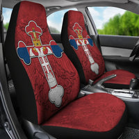 Serbian Cross Car Seat Covers Eagle RLT7 - Wonder Print Shop