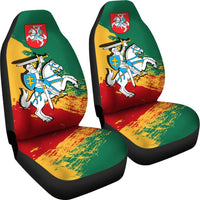 (Lietuva) Lithuania Special car_seat_cover (Set of Two) RLT6 - Wonder Print Shop