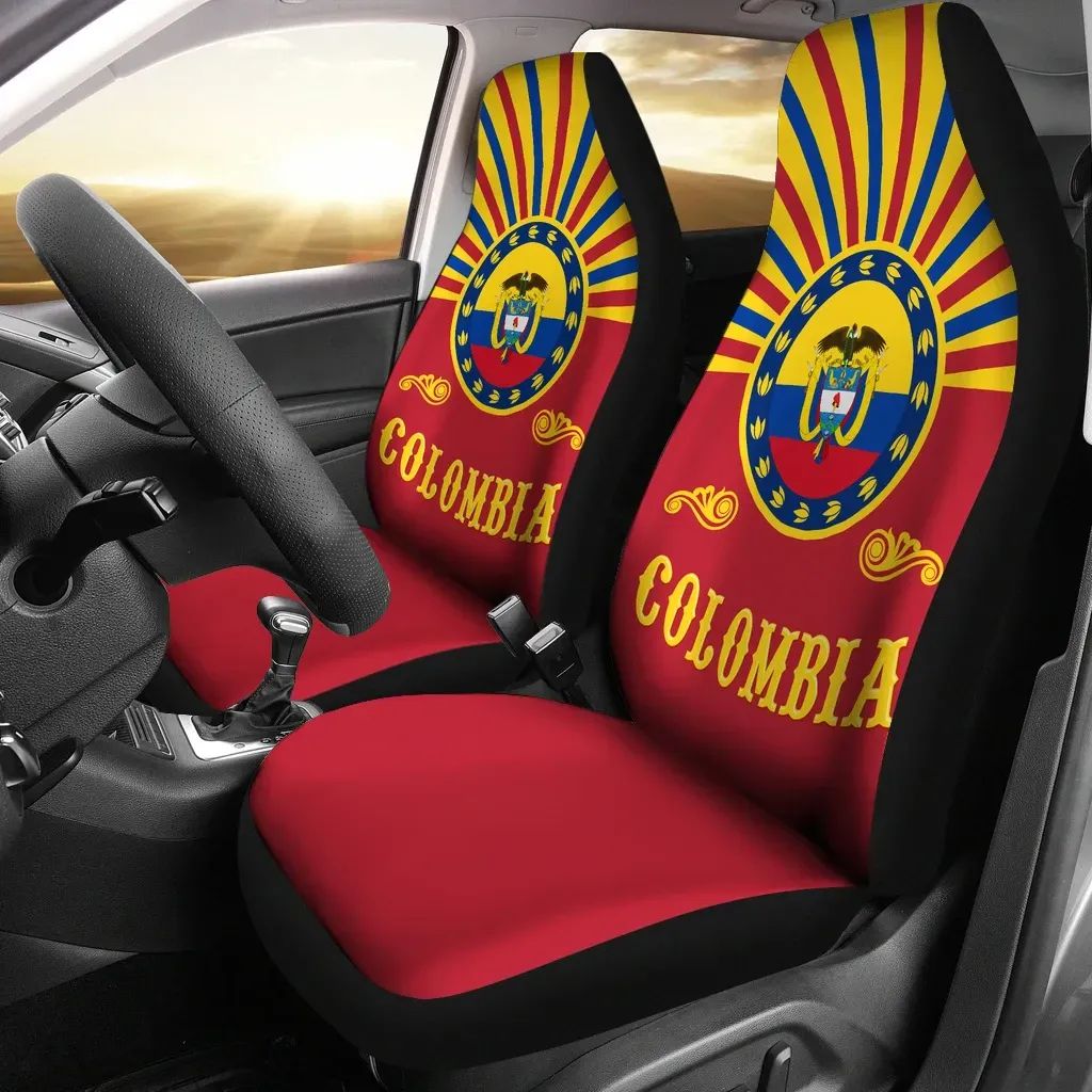 colombia-coat-of-arms-car-seat-covers