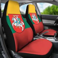 Lithuania - Lietuva Flag car_seat_cover RLT6 - Wonder Print Shop