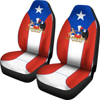 Chile Flag Car Seat Cover RLT7 - Wonder Print Shop