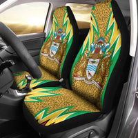 Guyana Car Seat Covers Jaguars Coat of Arms RLT8 - Wonder Print Shop