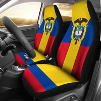 Colombia Coat Of Arms Car Seat Cover RLT7 - Wonder Print Shop