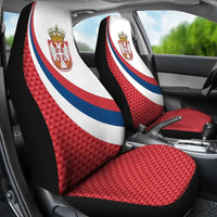 Serbia Car Seat Covers Serbia Flag Red RLT7 - Wonder Print Shop