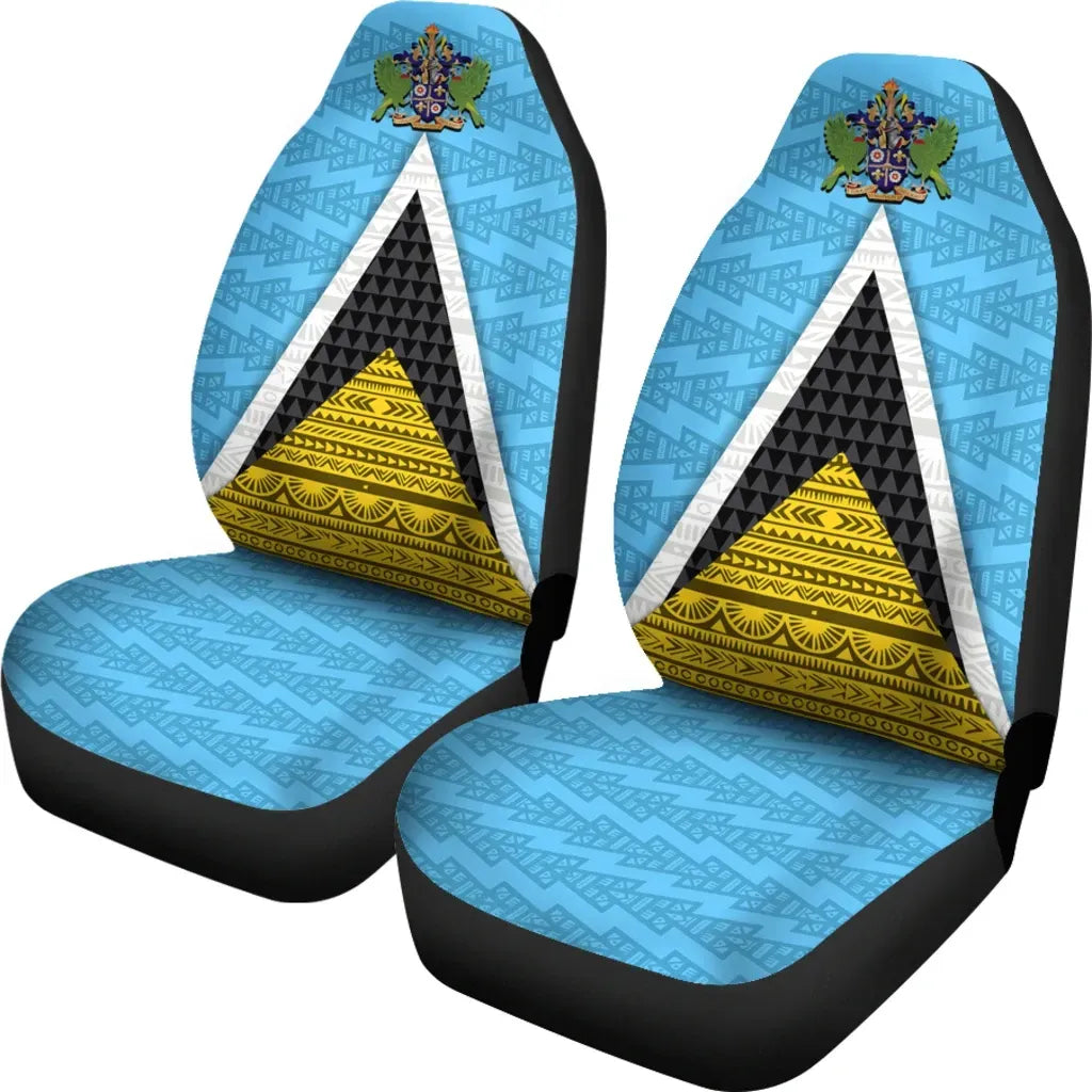 saint-lucia-flag-car-seat-cover-triangle-cerulean-blue