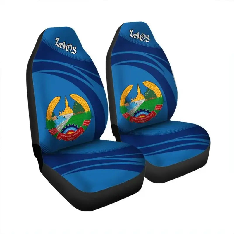 laos-coat-of-arms-car-seat-cover-cricket