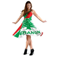 lebanon-womens-dress-lebanon-flag-polygon-style24