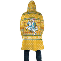 Lithuania Christmas sherpahoodie - Yellow RLT6 - Wonder Print Shop