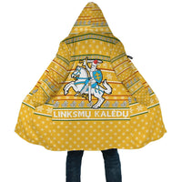 Lithuania Christmas sherpahoodie - Yellow RLT6 - Wonder Print Shop