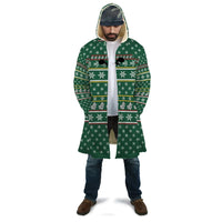 Lithuania Christmas sherpahoodie - Green RLT6 - Wonder Print Shop