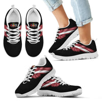 Latvia Shoes - Latvia Wings Sneakers Black Version RLT6 - Wonder Print Shop