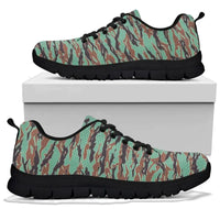 Army Guyana Tiger Stripe Camouflage Seamless Sneakers RLT8 - Wonder Print Shop