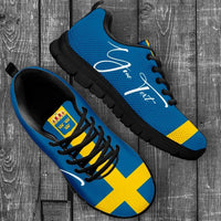 (Custom) Sweden Sneakers Flag Personal Signature RLT7 - Wonder Print Shop