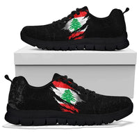 Lebanon In Me Sneakers - Special Grunge Style RLT6 - Wonder Print Shop