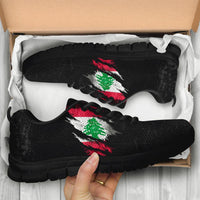 Lebanon In Me Sneakers - Special Grunge Style RLT6 - Wonder Print Shop
