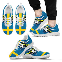 Sweden Football Spirit Sneakers RLT7 - Wonder Print Shop