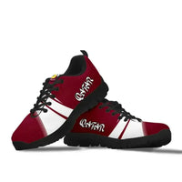 Qatar Coat Of Arms Sneakers Cricket RLT12 - Wonder Print Shop