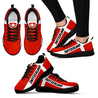 Switzerland Sneakers Flag and Coat Of Arm RLT13 - Wonder Print Shop