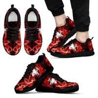 Switzerland Flag Smoke Sneakers RLT13 - Wonder Print Shop