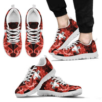 Switzerland Flag Smoke Sneakers RLT13 - Wonder Print Shop