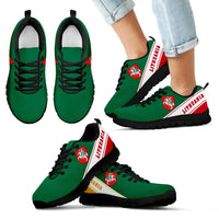 Lithuania Flag Sneakers - Line Style RLT6 - Wonder Print Shop