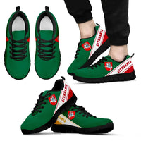Lithuania Flag Sneakers - Line Style RLT6 - Wonder Print Shop
