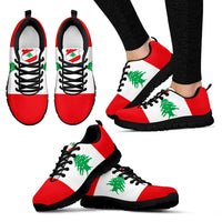 Lebanon Sneakers - Coat Of Arms and Flag Lebanon RLT6 - Wonder Print Shop