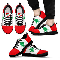 Lebanon Sneakers - Coat Of Arms and Flag Lebanon RLT6 - Wonder Print Shop