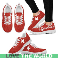 Switzerland Flag Sneakers RLT13 - Wonder Print Shop