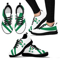 Nigeria Special Flag Sneakers Womens/Mens RLT8 - Wonder Print Shop