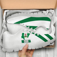 Nigeria Special Flag Sneakers Womens/Mens RLT8 - Wonder Print Shop