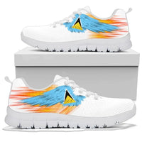 Saint Lucia Sneakers Fire Wing RLT6 - Wonder Print Shop