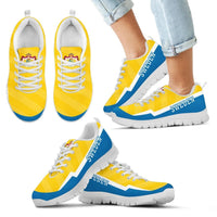 Sweden Coat Of Arms Sneakers Lighting Style RLT7 - Wonder Print Shop